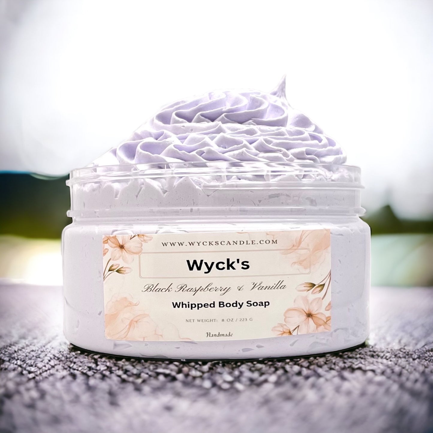 Black Raspberry and Vanilla Whipped Soap