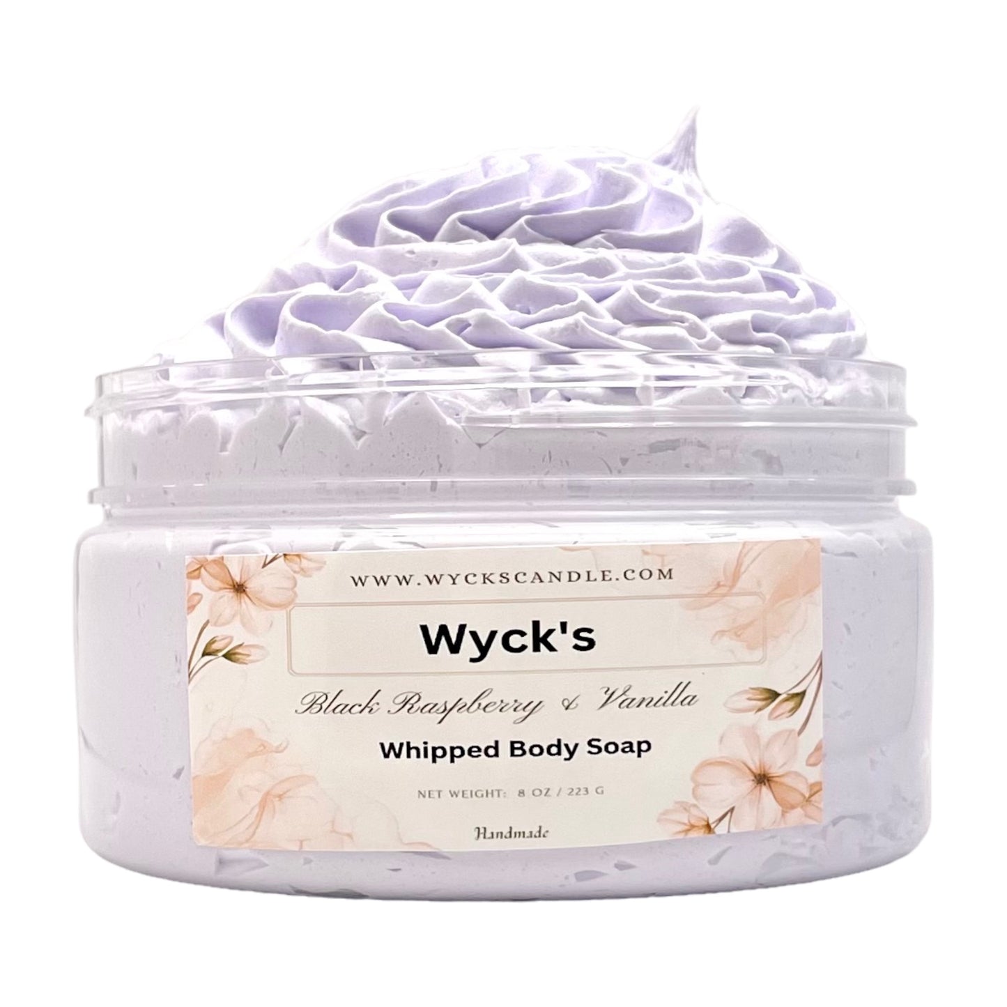 Black Raspberry and Vanilla Whipped Soap