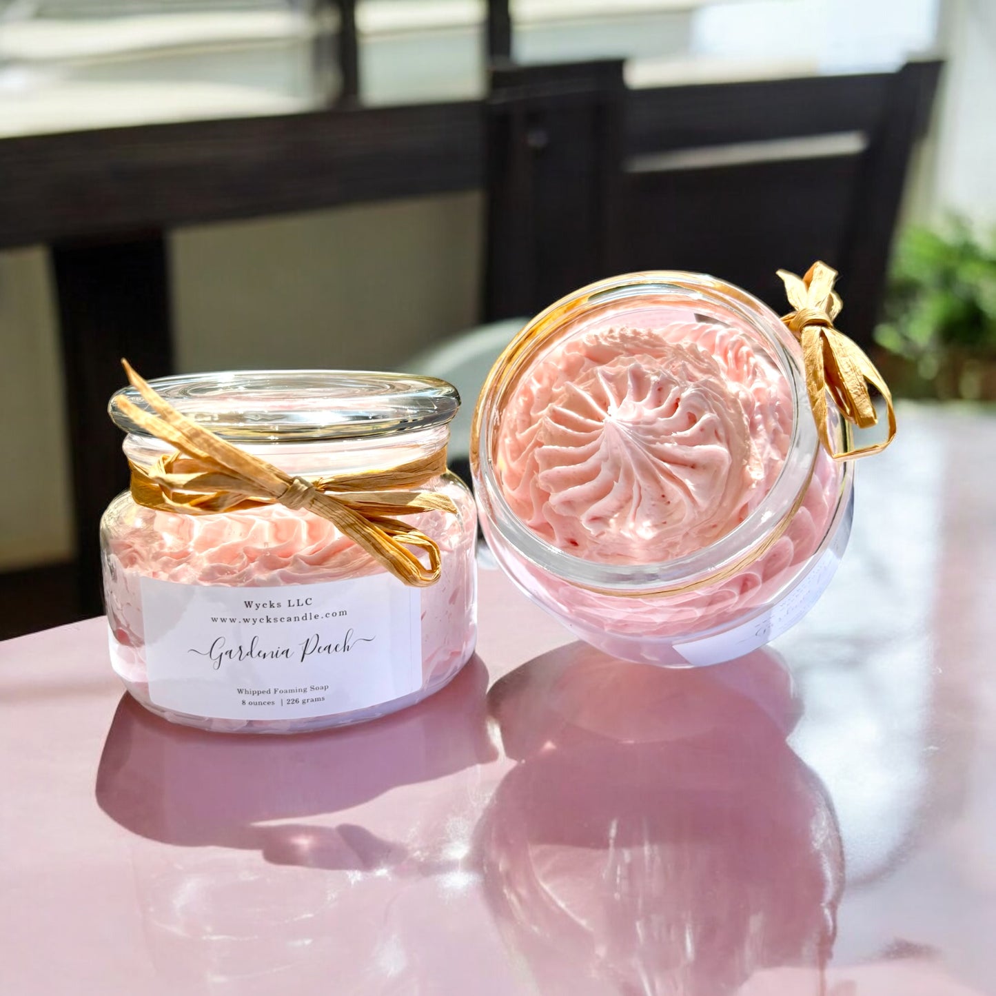 Gardenia-Peach Whipped Foaming Soap