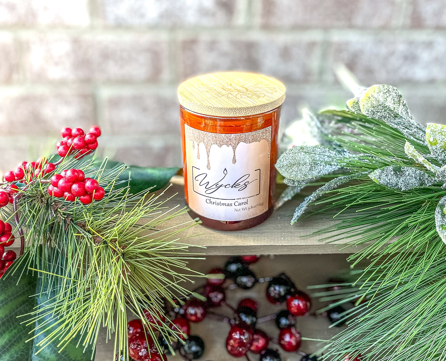 Christmas Carol Candle