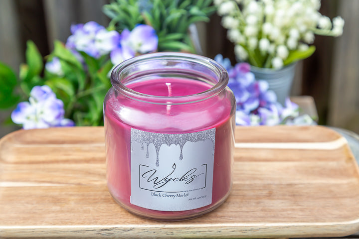 Black Cherry Merlot - 2-Wick Candle 14oz