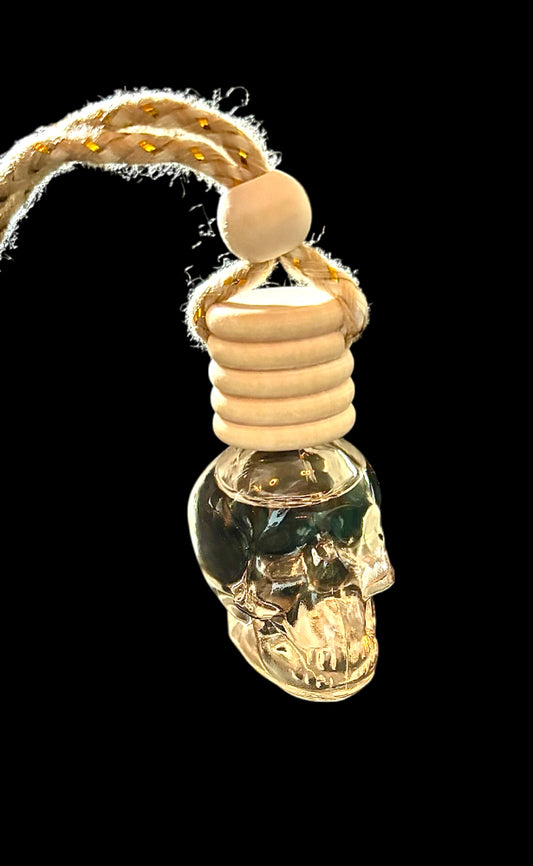 Clear Skull Reed Diffuser for the Car