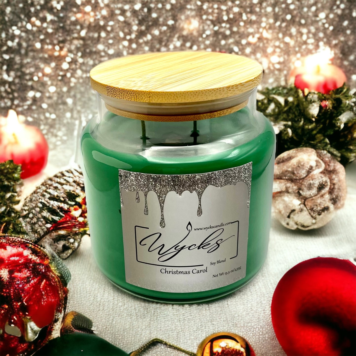 Christmas Carol Candle