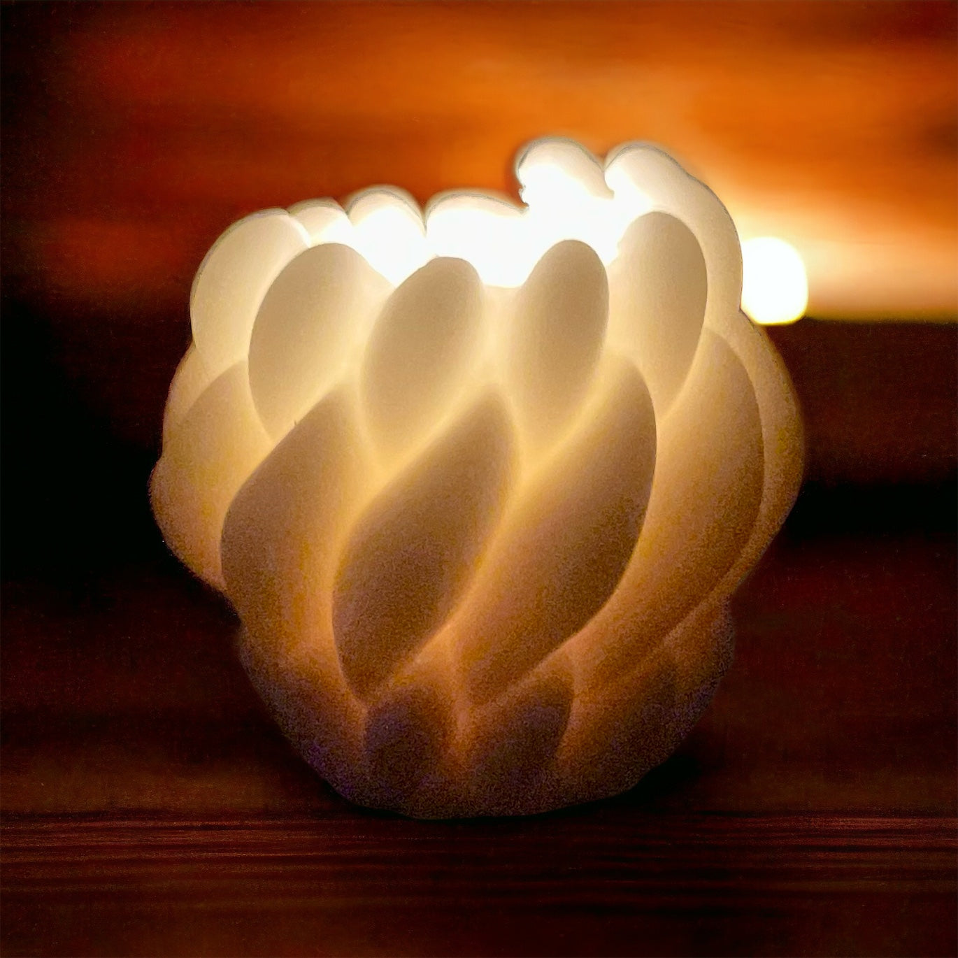 XL Knotted Pillar Candle