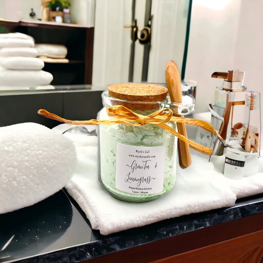 Green Tea & Lemongrass - Whipped Body Soap
