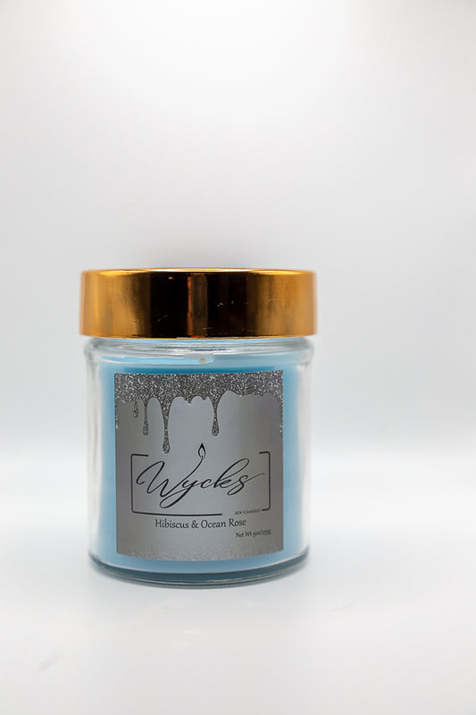 Hibiscus & Ocean Rose 9 oz Candle